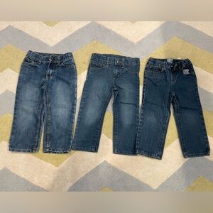 Stylish Blue Denim Jeans Trio